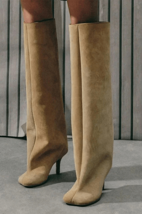 Suede Mela Ankle Boots - Crafted from Premium Leather