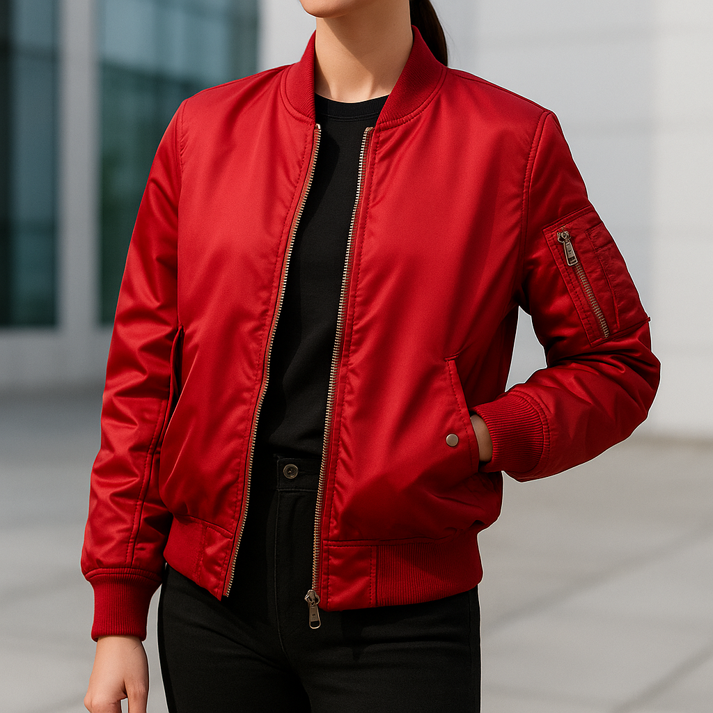 Daphne Unisex Lightweight MA-1 Bomber Jacket - Classic Warmth