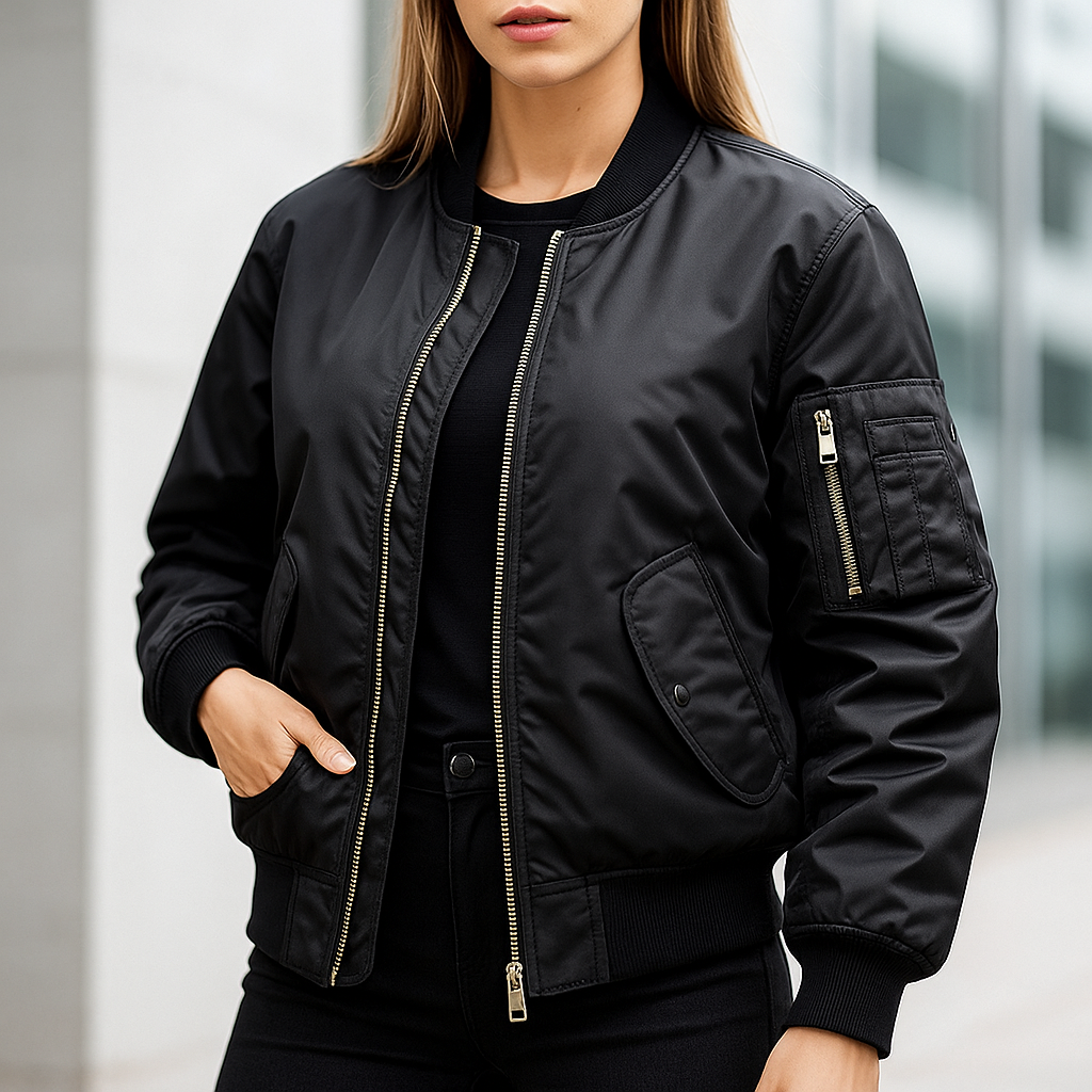 Daphne Unisex Lightweight MA-1 Bomber Jacket - Classic Warmth
