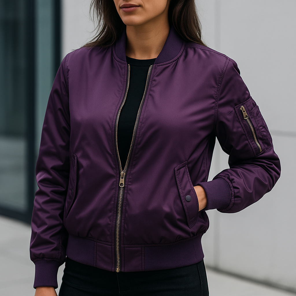 Daphne Unisex Lightweight MA-1 Bomber Jacket - Classic Warmth