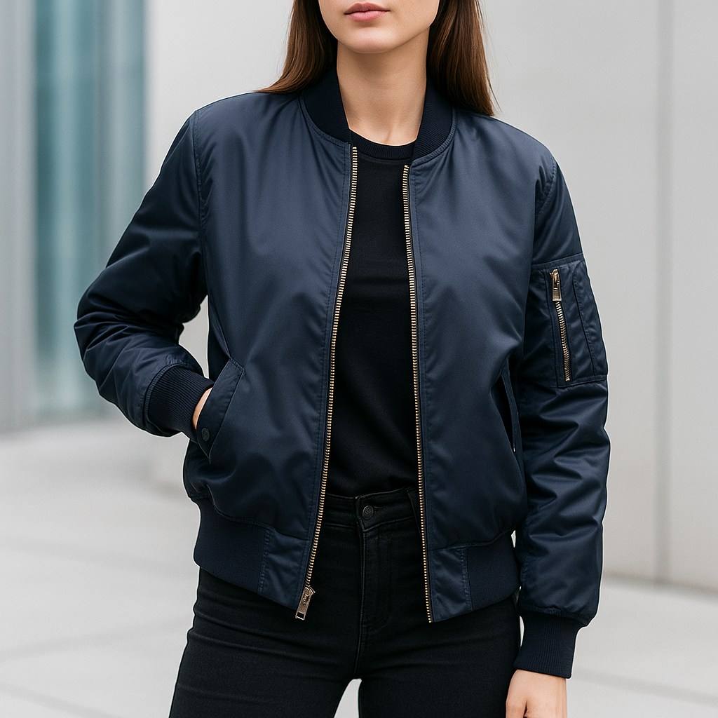 Daphne Unisex Lightweight MA-1 Bomber Jacket - Classic Warmth