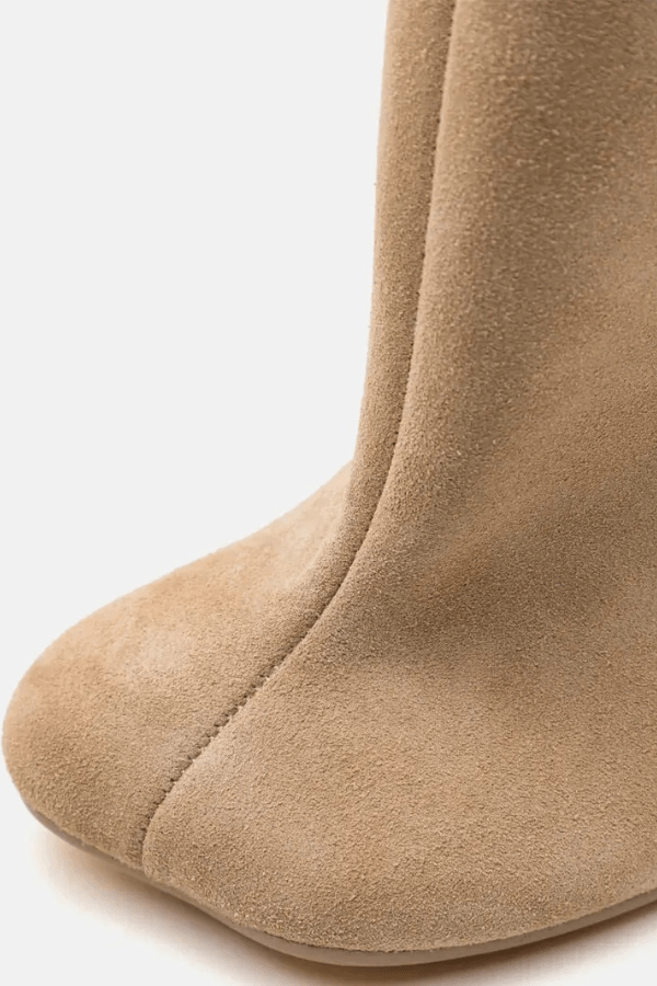 Suede Mela Ankle Boots - Crafted from Premium Leather