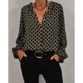 Effortless & Elegant V-Neck Blouse