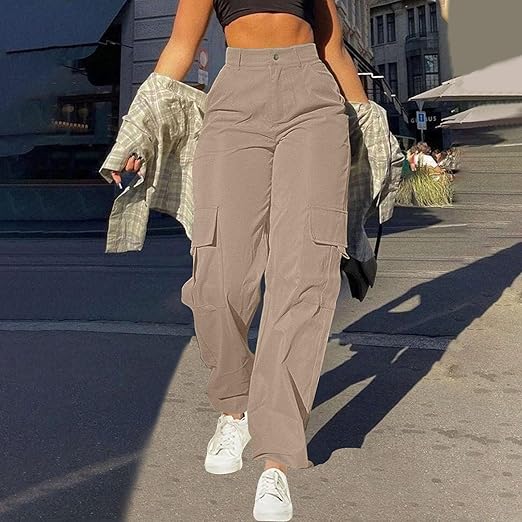 Jenny | High Waist Cargo Pants