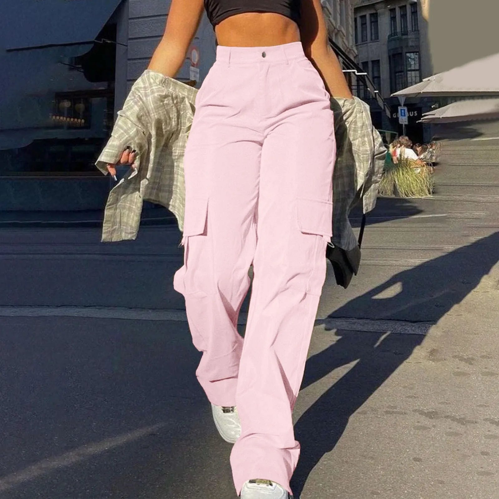 Jenny | High Waist Cargo Pants
