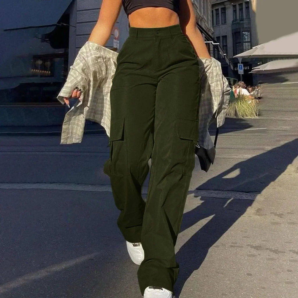 Jenny | High Waist Cargo Pants