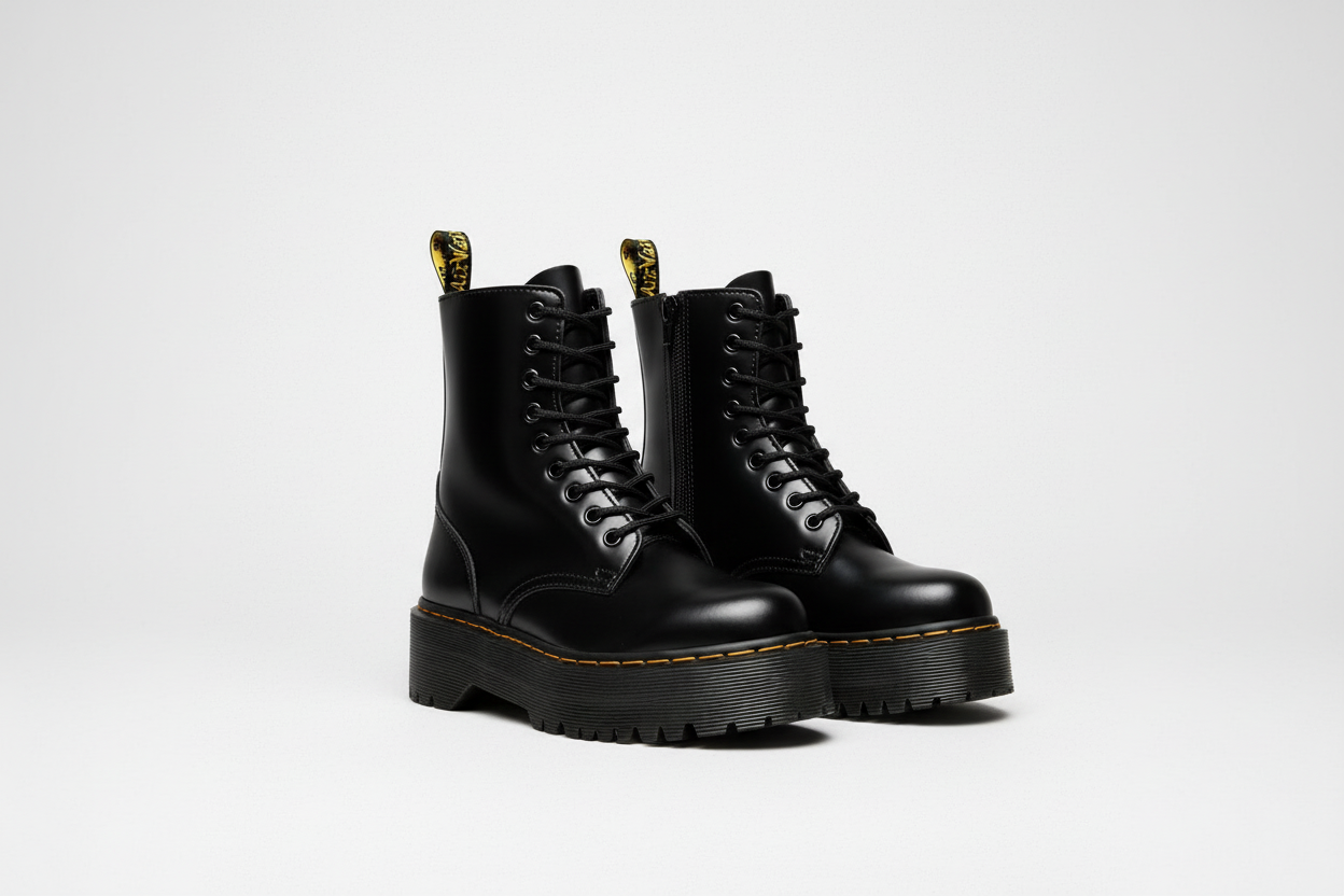 Vera | AssertStride Bold Platform Lace-Up Boots