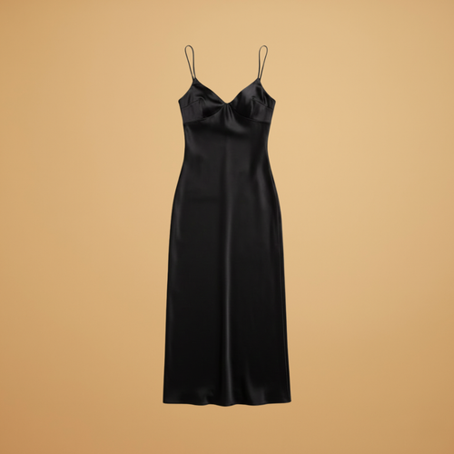 Elegant Black Bodycon Dress for Women | Formal Long Dress with Flattering Fit 1