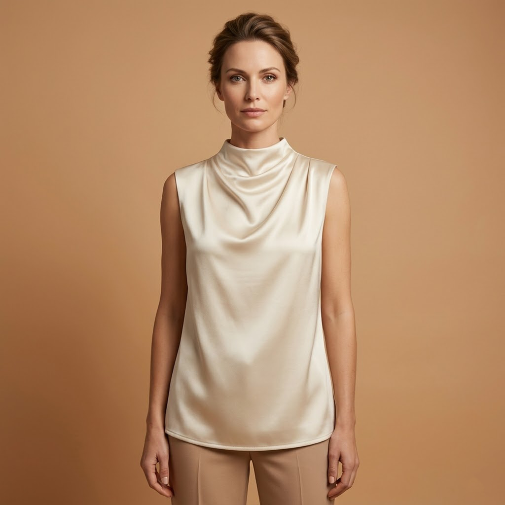 Elegant Women's Sleeveless Blouse | Comfortable Fit with Modern Design 0