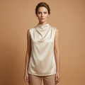 Elegant Women's Sleeveless Blouse | Comfortable Fit with Modern Design 0
