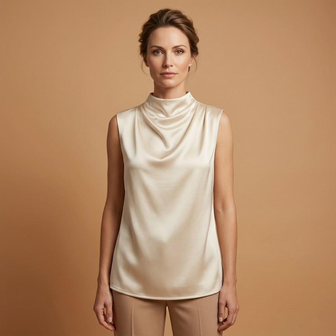 Elegant Women's Sleeveless Blouse | Comfortable Fit with Modern Design 0