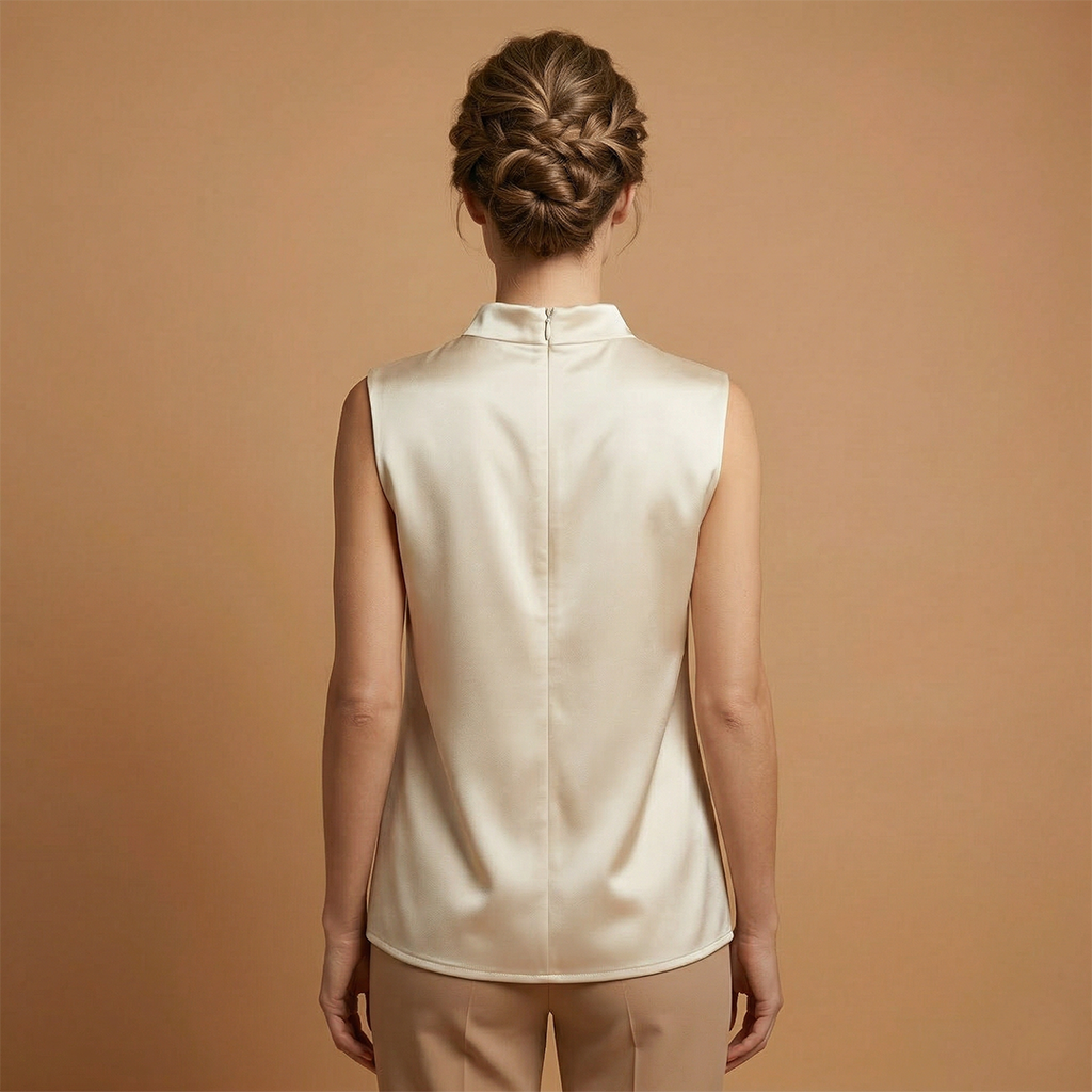Elegant Women's Sleeveless Blouse | Comfortable Fit with Modern Design 2
