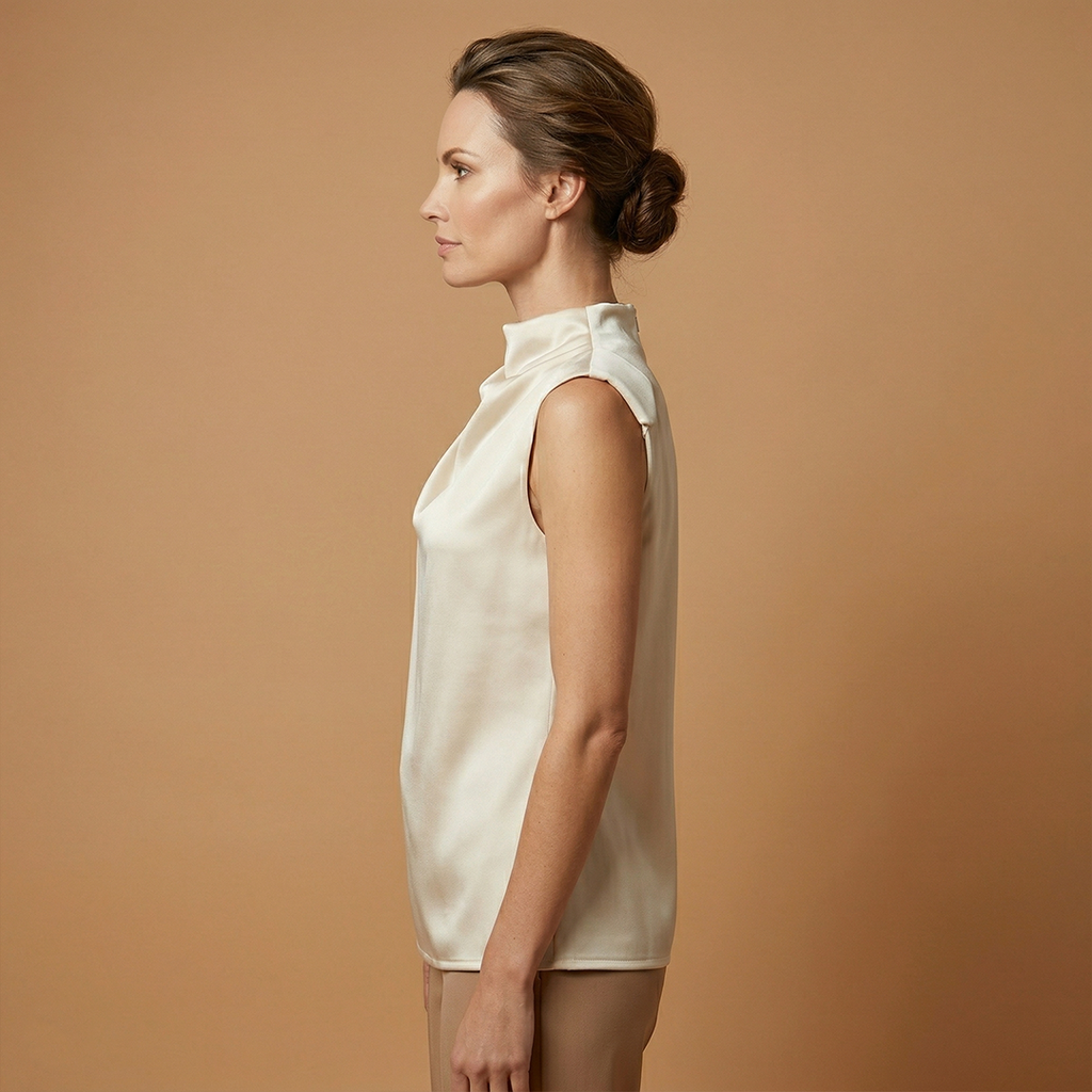 Elegant Women's Sleeveless Blouse | Comfortable Fit with Modern Design 3