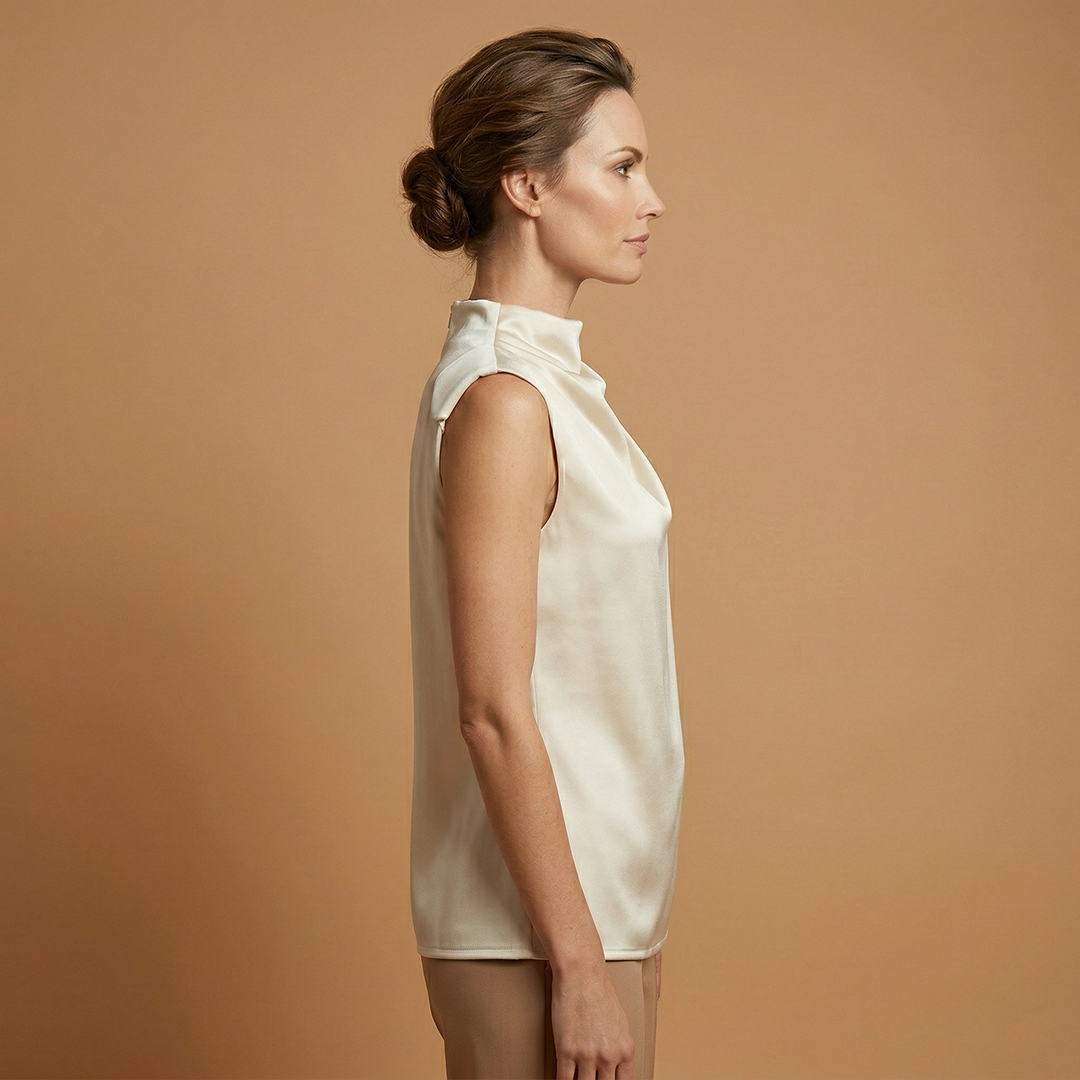 Elegant Women's Sleeveless Blouse | Comfortable Fit with Modern Design 4