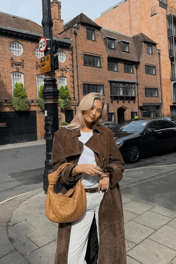 Galatea Longline Trench Coat
