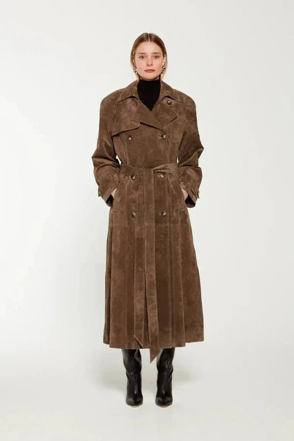 Galatea Longline Trench Coat