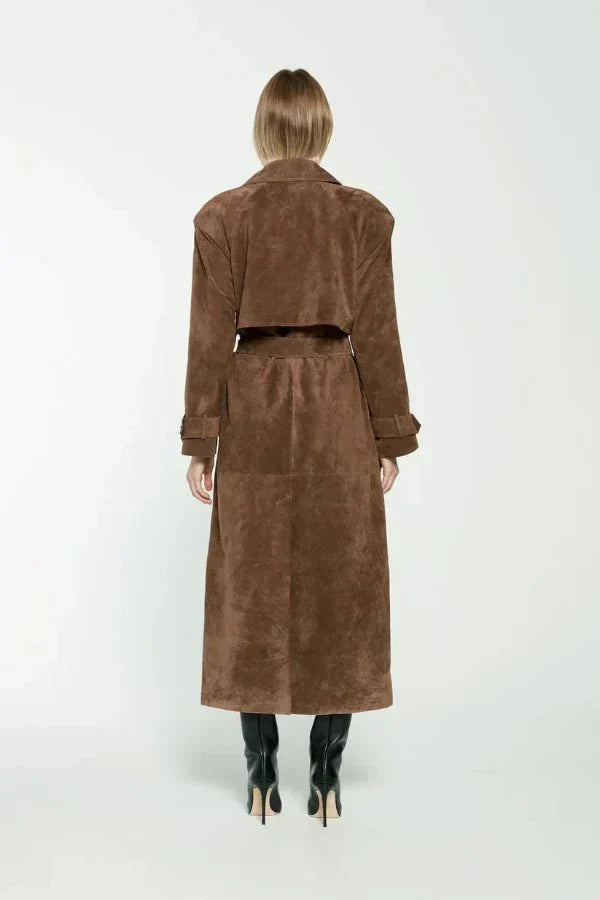 Galatea Longline Trench Coat