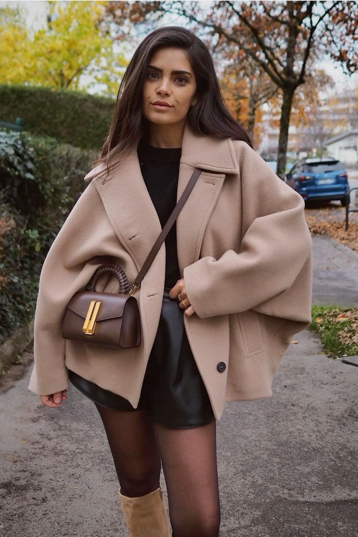 ISA | Women's Coat – Elegant & Comfortable Oversized Wool Coat for Winter