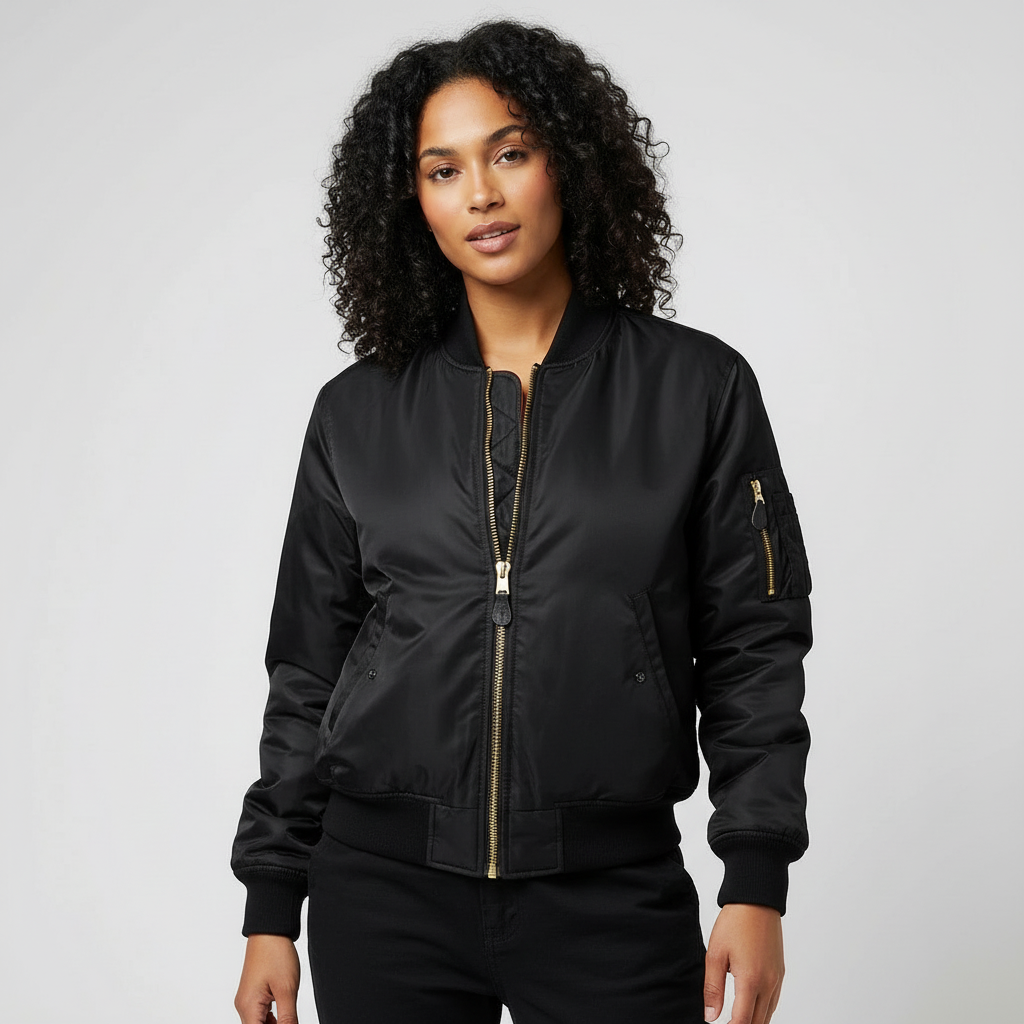 Lucy Eva - Timeless Utility Bomber Jacket