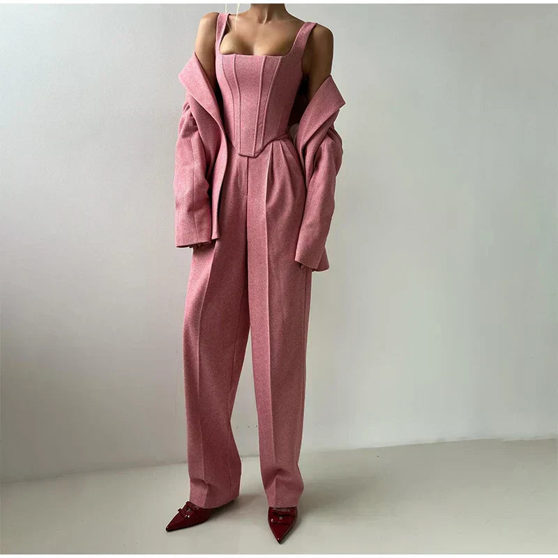 Maaike | Tailored Power Elegance Three-Piece Set