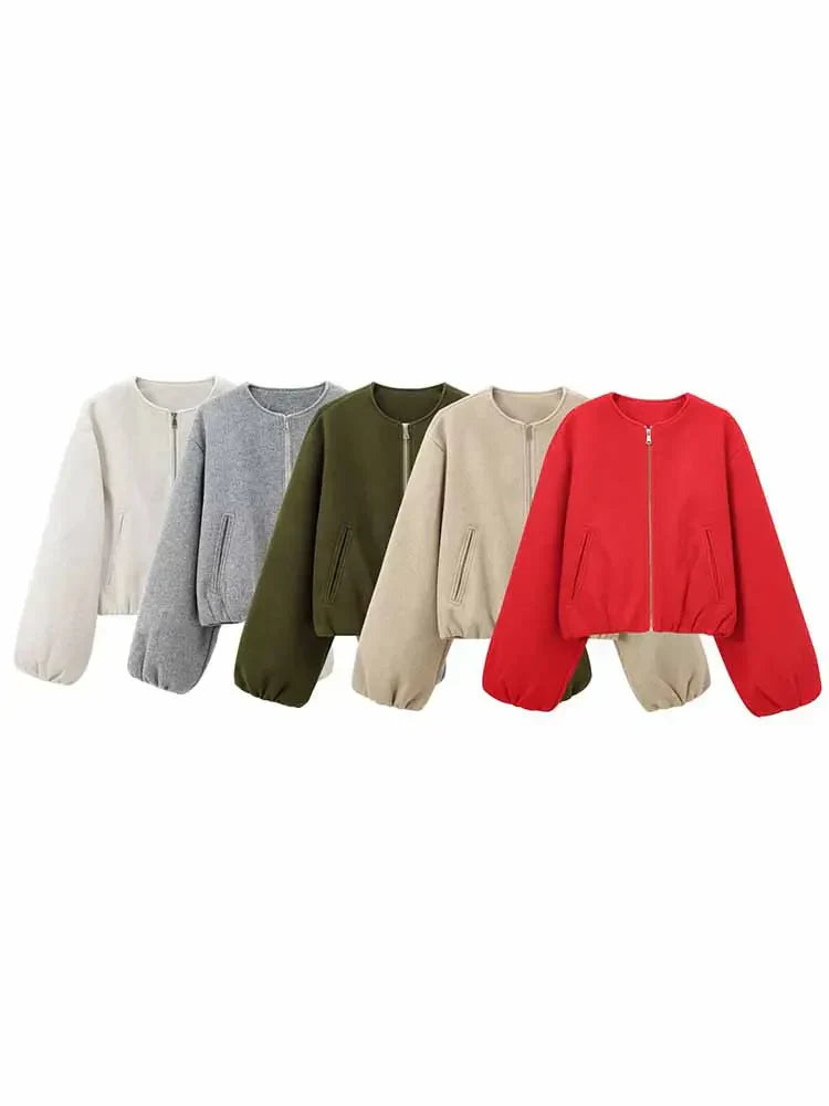 Lisa Trendy Bomber Jacket for Women