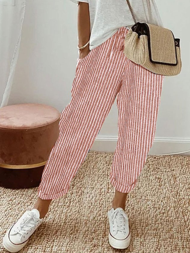 FAYE - Breathable Linen Trousers for Sweat-Free Comfort