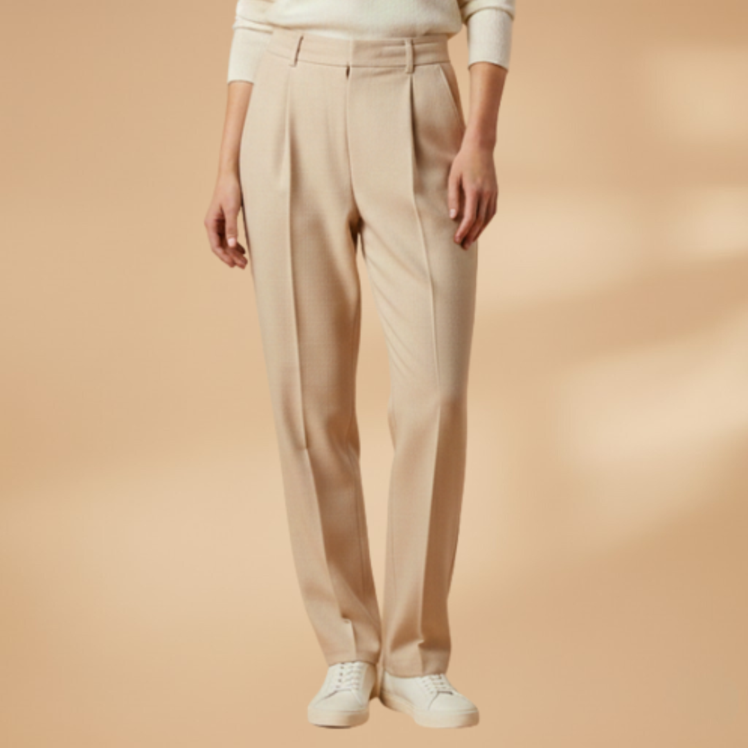 Stylish Women's Trousers with Elasticated Waistband for Summer Wear 10