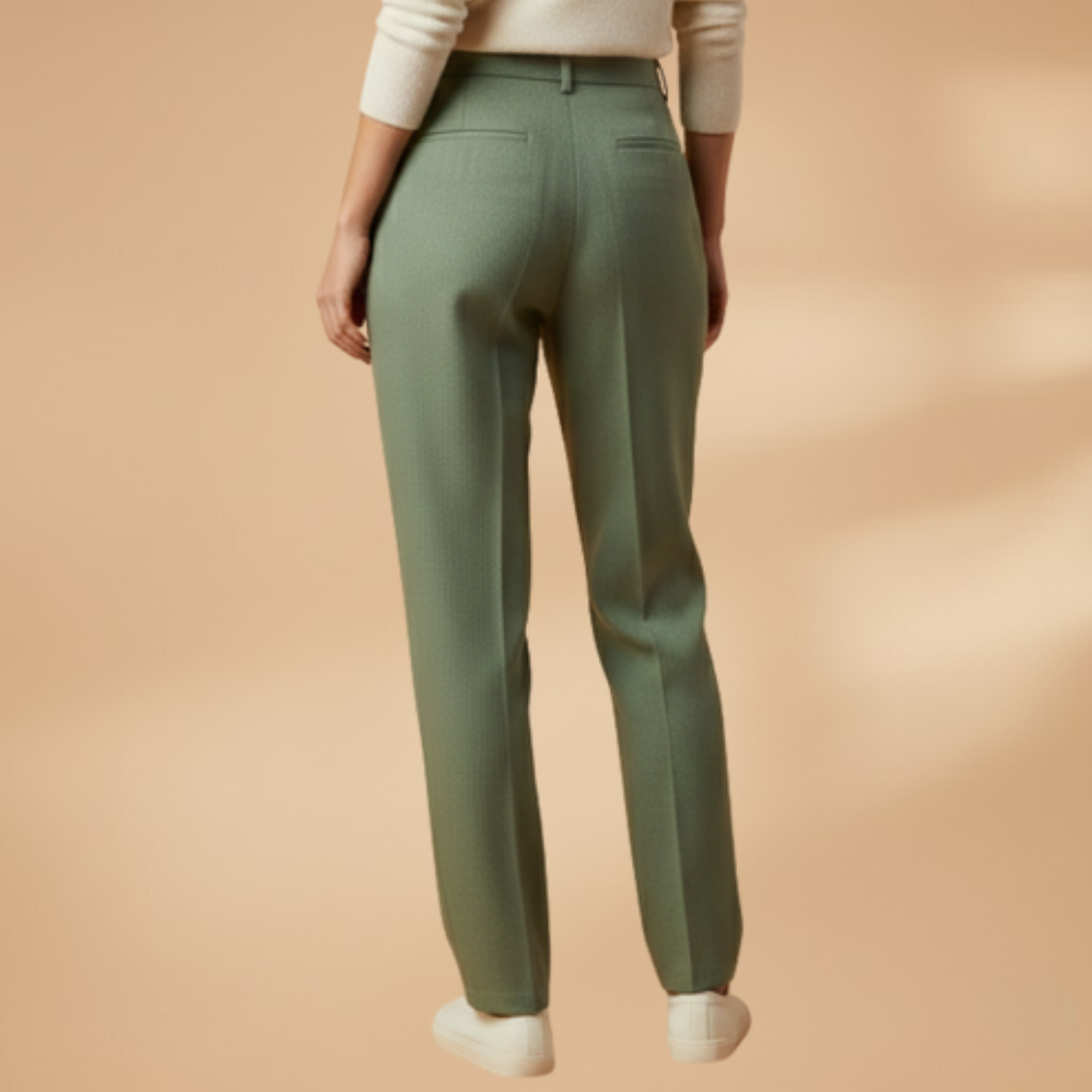 Stylish Women's Trousers with Elasticated Waistband for Summer Wear 5