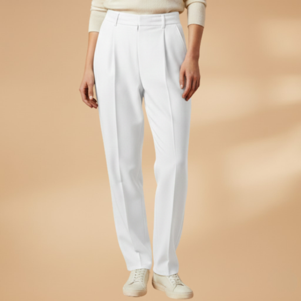 Stylish Women's Trousers with Elasticated Waistband for Summer Wear 6