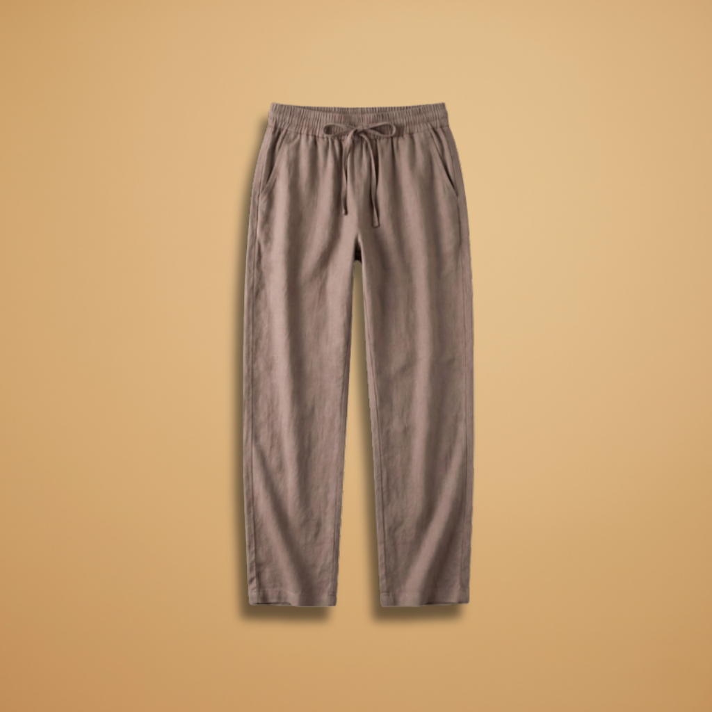 Stylish Women's Wide Leg Trousers with Pockets and Elastic Waistband 1