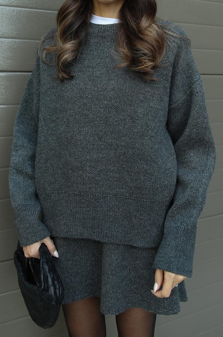 Larissa — Autumn-Knit Two-Piece Set