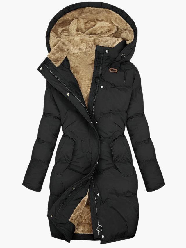 Carla | Women's Elegant Quilted Hooded Winter Coat