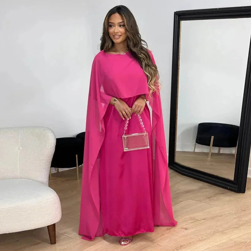Lily | Maxi Dress Cape for Women - Perfect for Wedding Guests