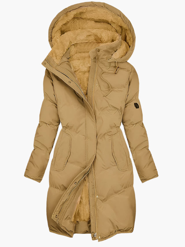 Carla | Women's Elegant Quilted Hooded Winter Coat