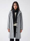 Lia - Women's Waterproof Rain Trench Coat with Hood