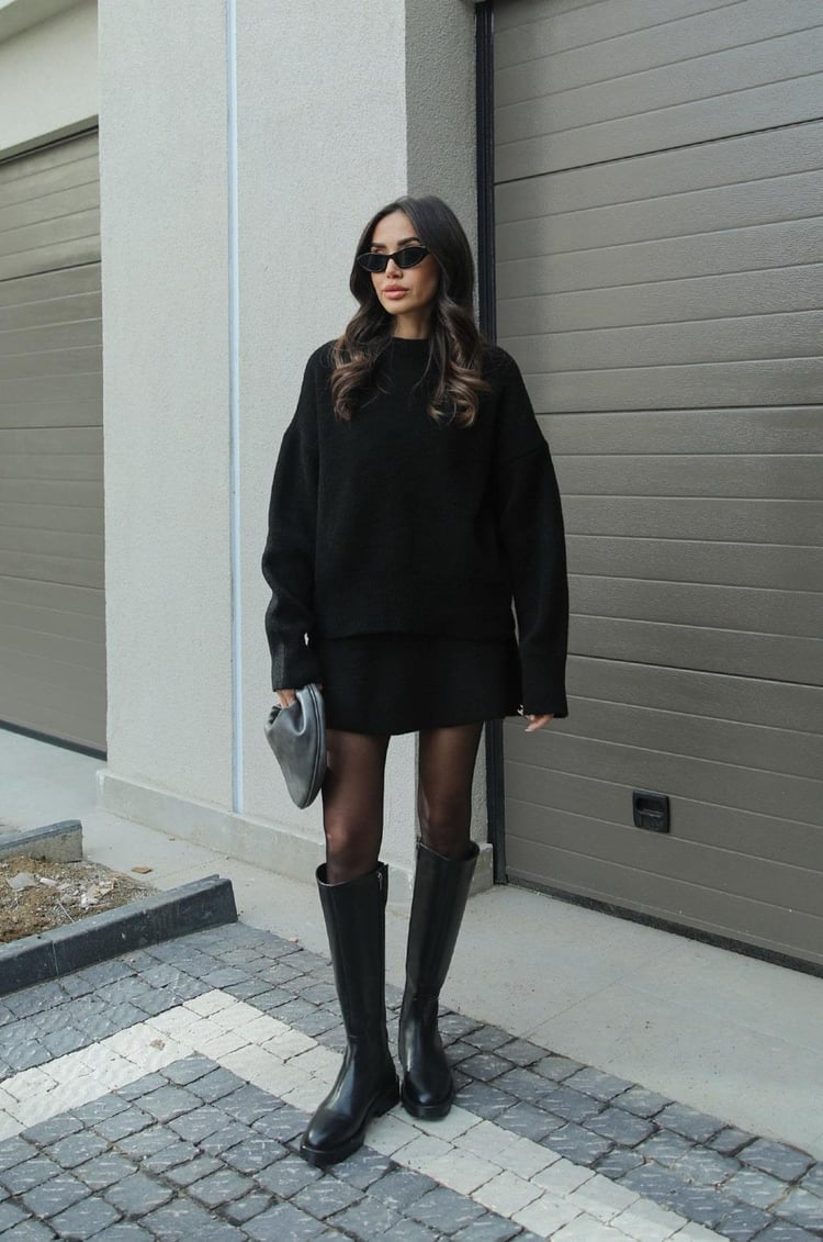 Larissa — Autumn-Knit Two-Piece Set