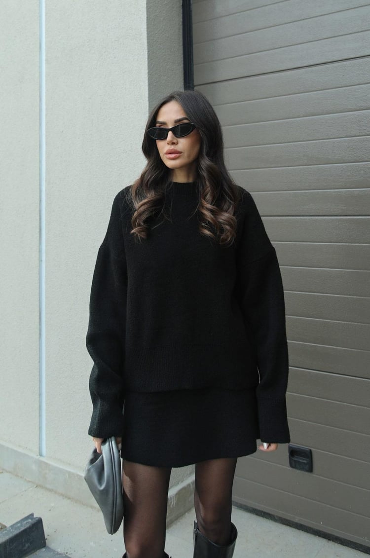 Larissa — Autumn-Knit Two-Piece Set