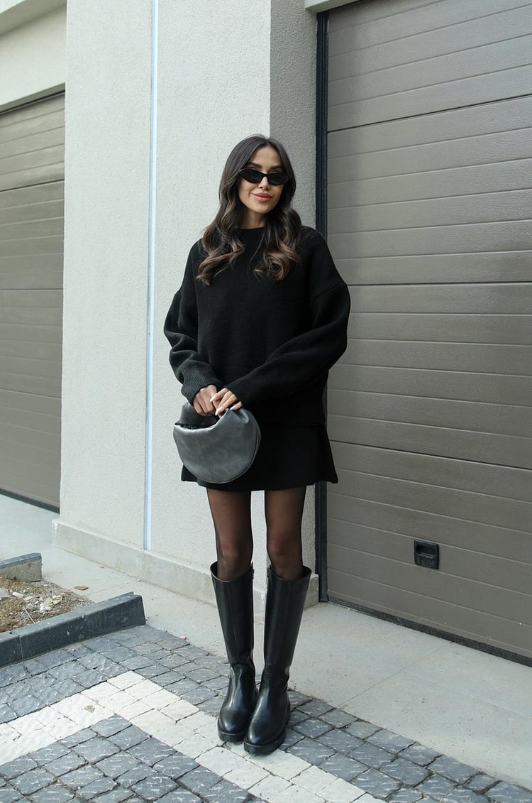 Larissa — Autumn-Knit Two-Piece Set
